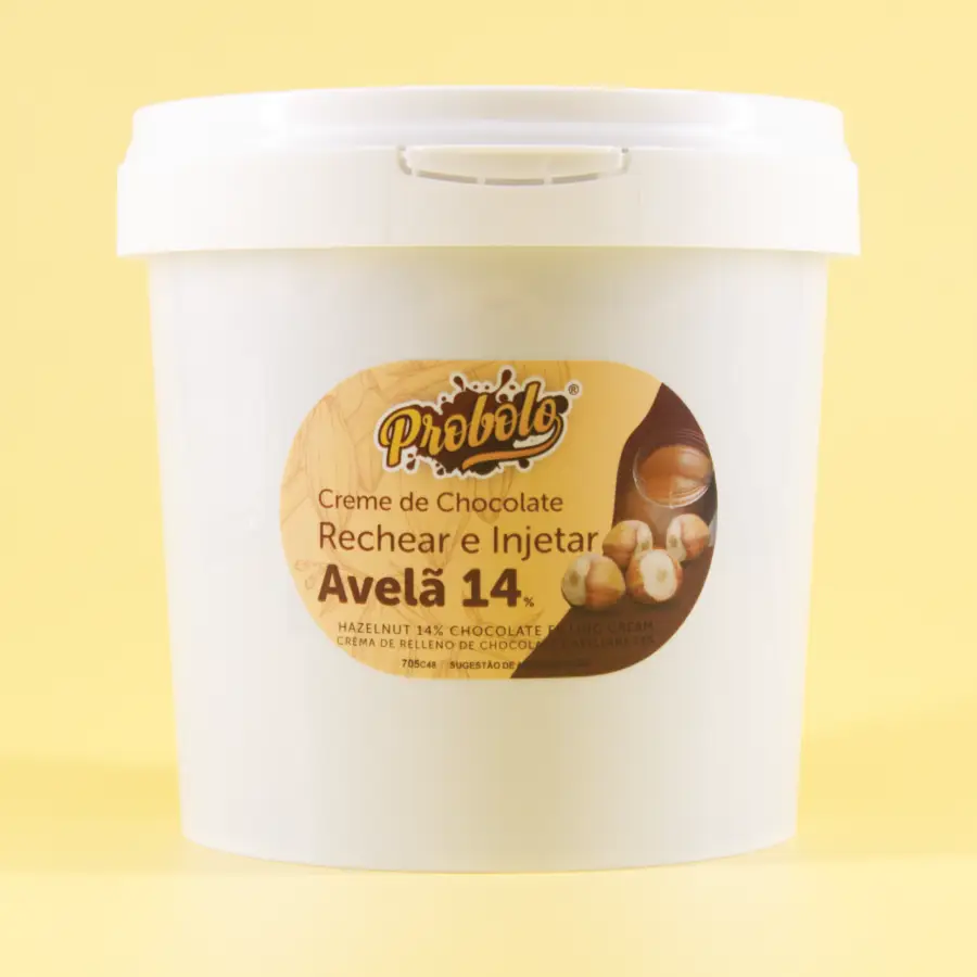 Creme de Chocolate, para Rechear e Injetar, com 14% de Avelã