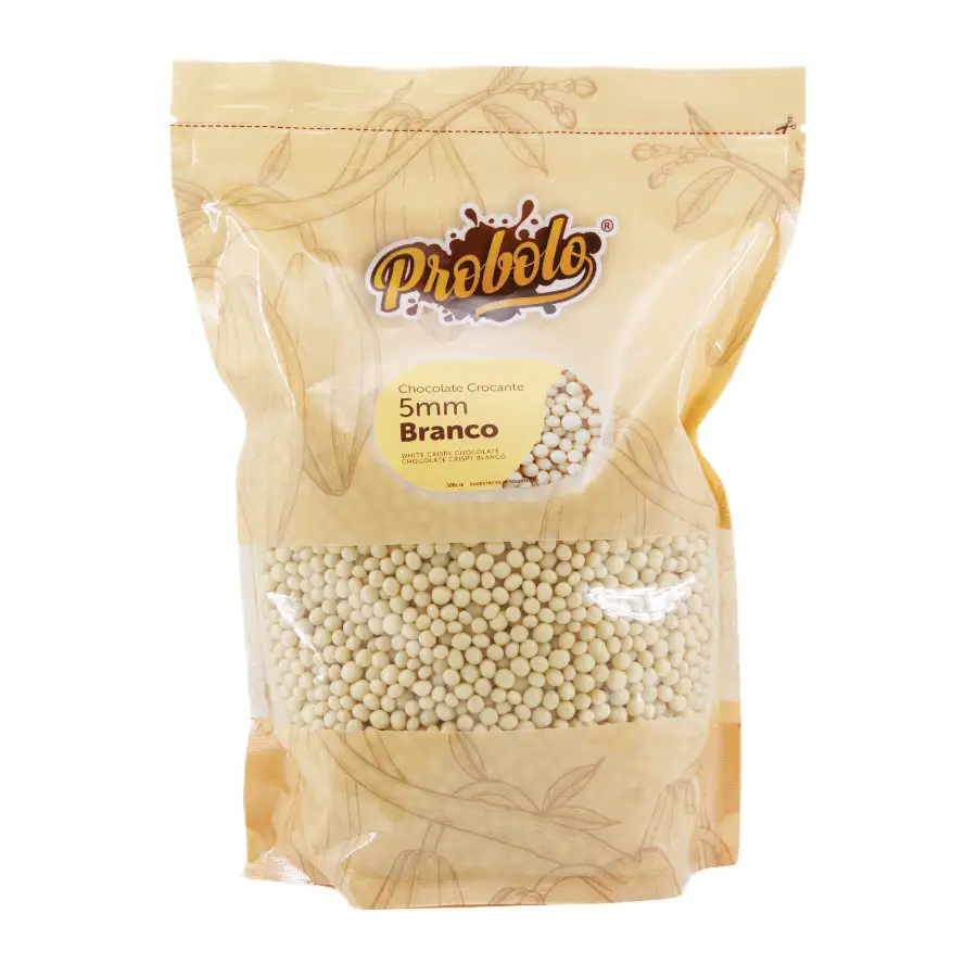 Chocolate com Cereal, Branco de 5mm