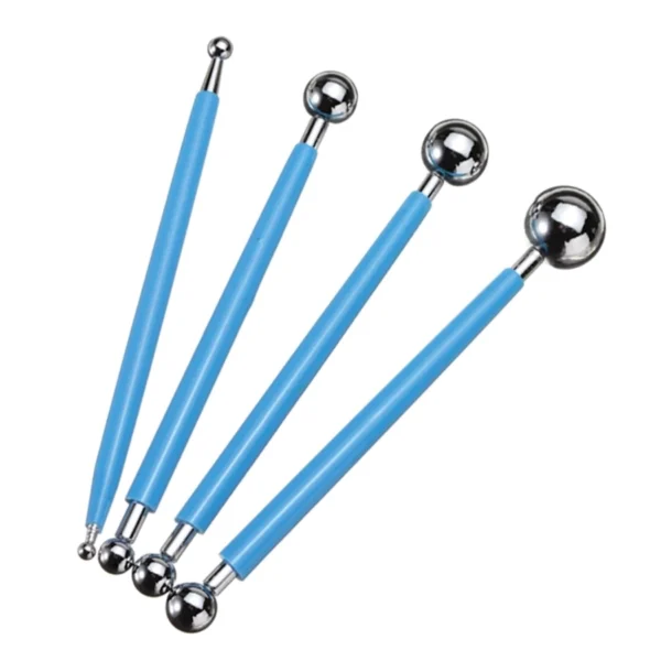 Conjunto 4 Ferramentas para Modelagem -  8 bolas