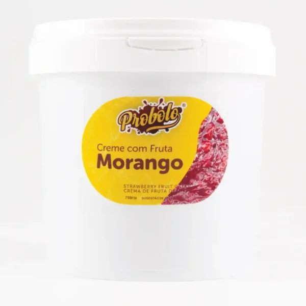 Creme de Morango com Pedaços - 1kg