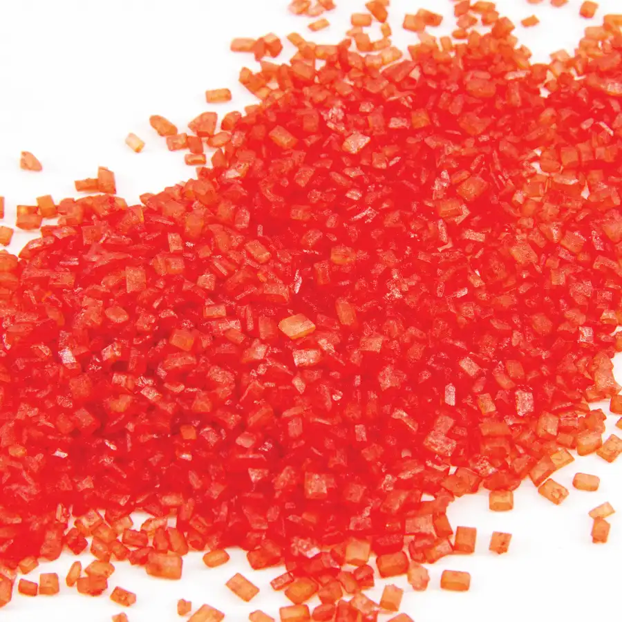 Sprinkles Cristais de Açúcar Vermelho - 1kg