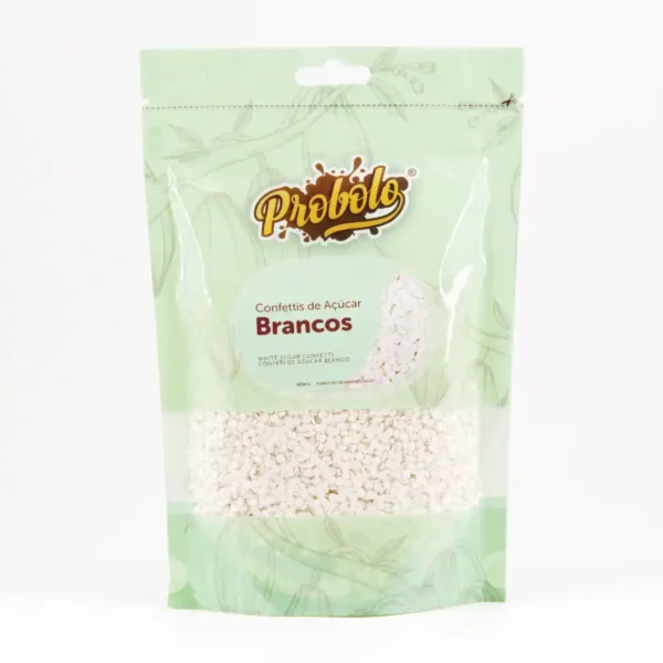 Sprinkles de Açúcar Confettis Branco - 250g
