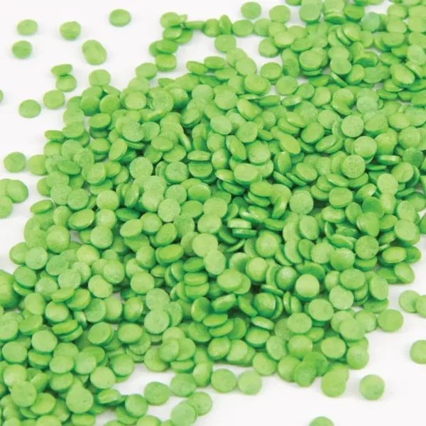 Sprinkles de Açúcar Confettis Verde - 1kg