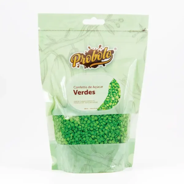Sprinkles de Açúcar Confettis Verde - 250g